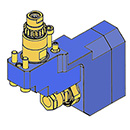 GOODWAY CROSS DRILLING MILLING HEAD FOR SUB SPINDLE ER11A ADJ 1 mm FOR GOODWAY SW20